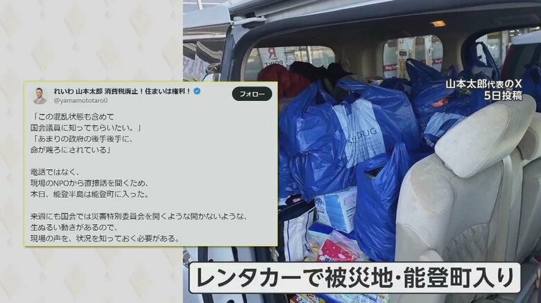 山本太郎氏のX投稿