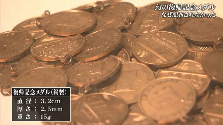 小中学生に配るはずだったメダル　約950枚を収蔵