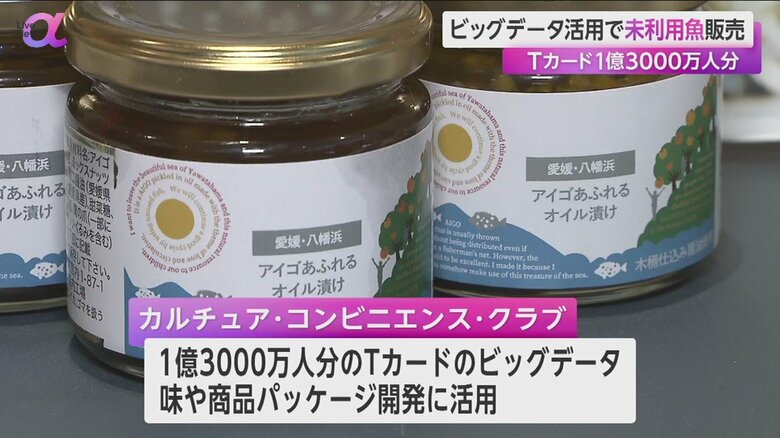 1億3千万人分あるTカードのビッグデータを、味や商品パッケージの開発に活用したという
