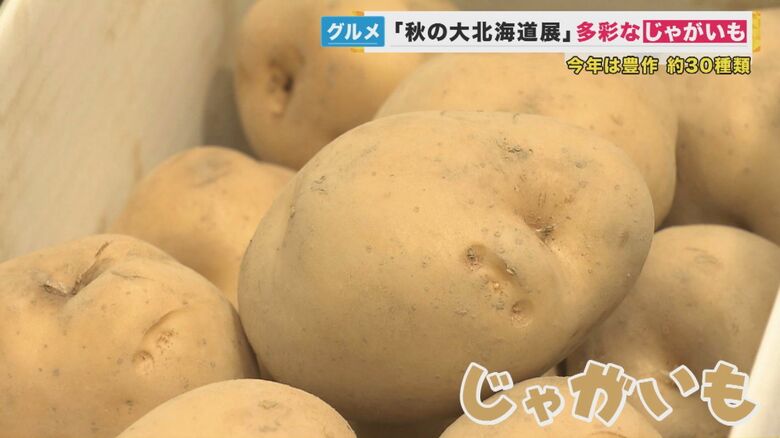 約30種の品種が揃うじゃがいも