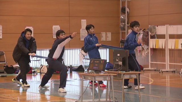 2025年12月　全国大会に向け練習に励む