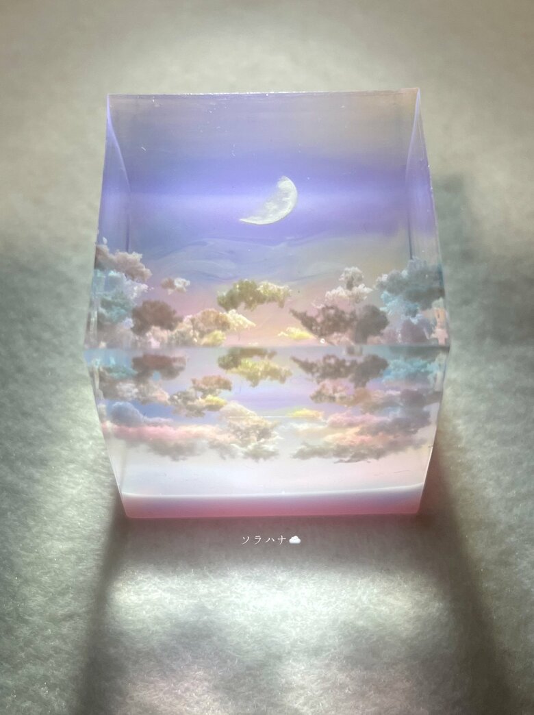 優しい月の夜（提供：ソラハナさん）