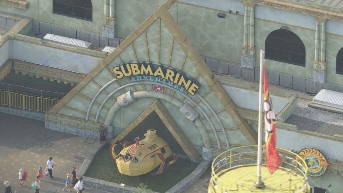 消防隊員がドア破壊し救助...レゴランドでアトラクションの“潜水艦”に客11人が閉じ込められる ケガ人なし