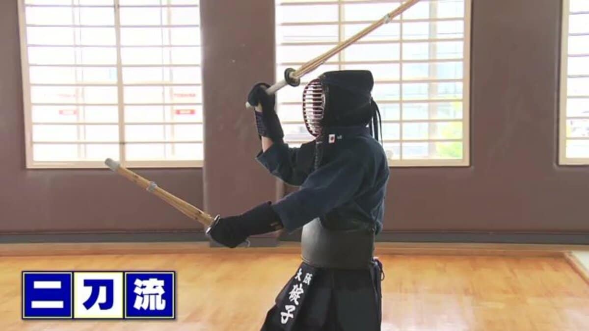 長短2本の竹刀 県警唯一の二刀流の使い手 故郷を離れ警察官人生を被災