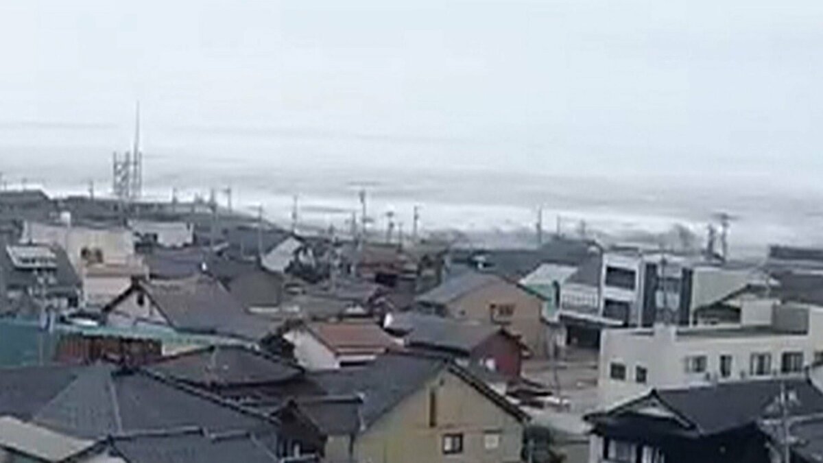 速報】石川県志賀町で震度7、七尾市、輪島市、珠洲市、穴水町で6