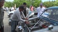 往年の名車が勢ぞろい 毎年恒例のクラシックカーミーティング開催「古い車について会話が弾みとても楽しい」新潟・糸魚川