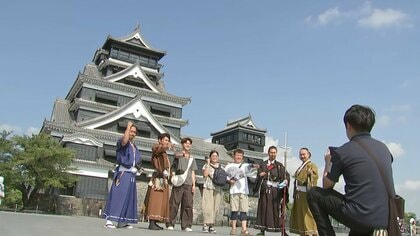 「復興のためにも来て楽しみたい」熊本地震で石垣40カ所崩れた熊本城　発生から17日目…安全確認し一般公開再開