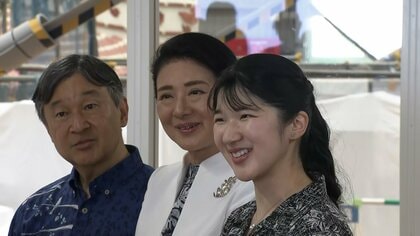 天皇ご一家が復元中の首里城視察　「多くの方が楽しみにされていますね」沖縄慰霊の旅の日程終了