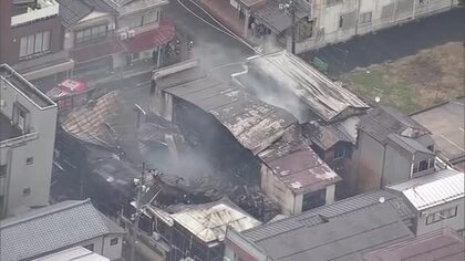 新潟・見附市の老舗割烹から出火…周囲の住宅・店舗など計６棟焼く火事 発生から約10時間も消火活動続く