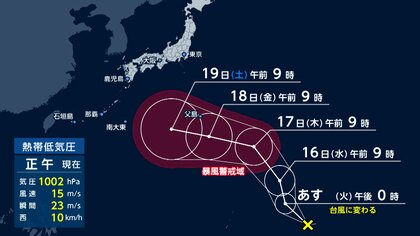 【台風情報】あすまでに“台風25号”発生か　シルバーウィークに列島に広く影響する恐れ　北陸や西日本では激しい雨に警戒