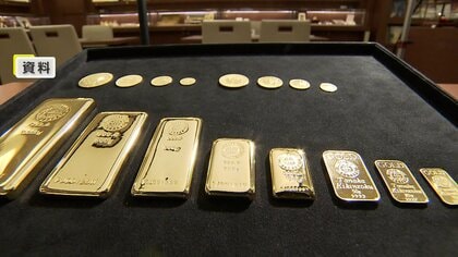 金がまた最高値更新　1グラム2万4861円に　円安進行受け円建て価格上昇　アメリカとベネズエラの緊張高まりで“安全資産”の金が買われる動きも
