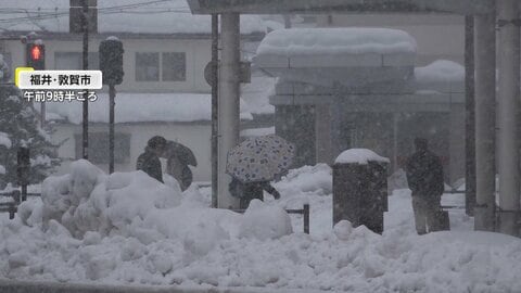 強烈寒波で東北から近畿の日本海側を中心に積雪が急増　新潟・十日町市で平年約2倍の274cm　交通障害などに注意