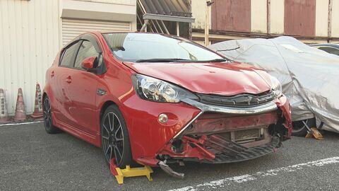 無免許で“又貸し”のレンタカーを運転か…車と出合い頭に衝突し相手に大ケガさせて逃走した疑い 22歳男を逮捕
