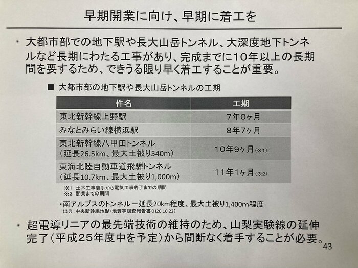 補足資料には延伸完了の意味を記載