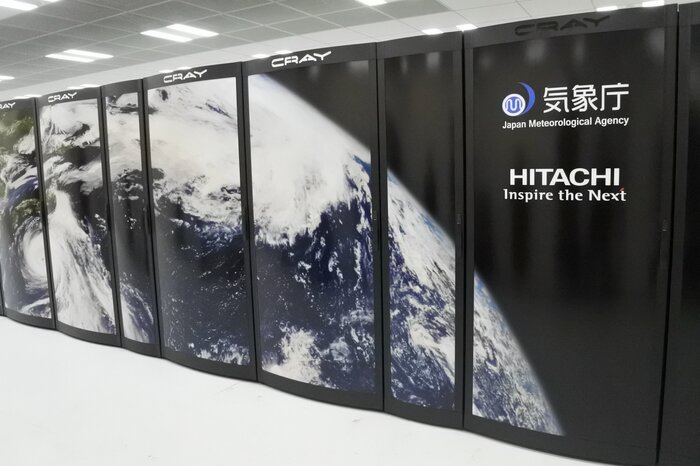 線状降水帯予測には、スパコンの”強化”も必須だ(提供:気象庁)