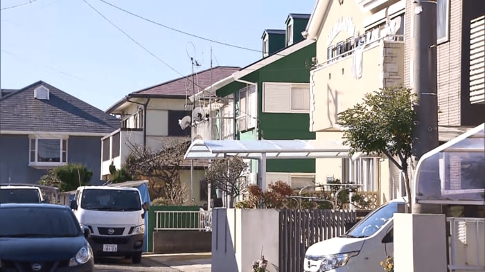 新谷さん夫婦の遺体が見つかった住宅(15日 神奈川・平塚市)