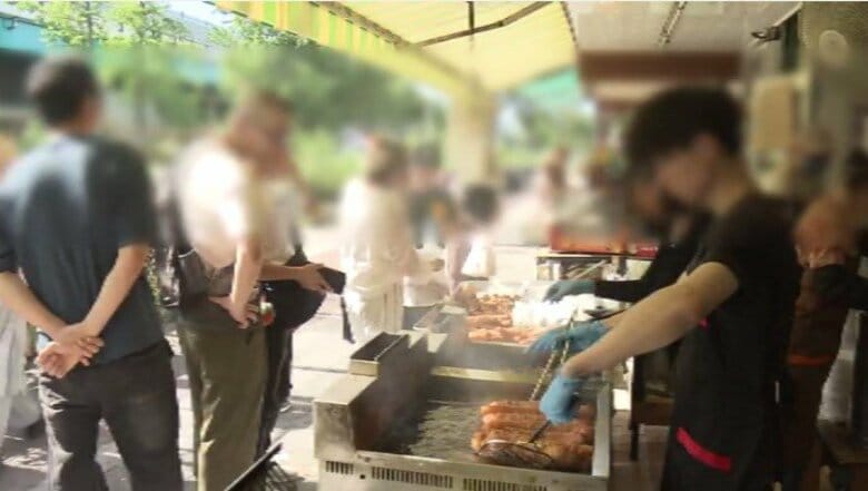 大阪の「中国朝市」従業員だった中国籍の技能実習生ら6人を不法就労の疑いで書類送検｜FNNプライムオンライン