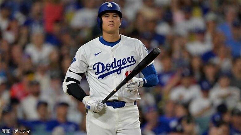 大谷翔平リーグトップに並ぶ2試合連続49号ホームランなるか　第1打席はインコースの変化球を見逃し三振｜FNNプライムオンライン