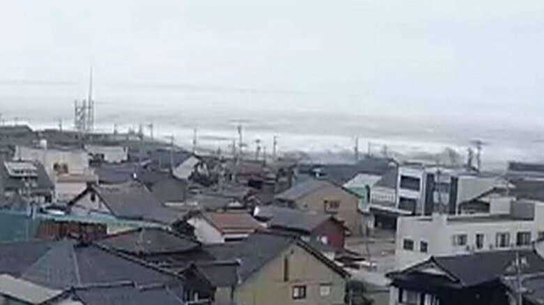【速報】石川県志賀町で震度7、七尾市、輪島市、珠洲市、穴水町で6強　石川県能登に津波警報発令中｜FNNプライムオンライン