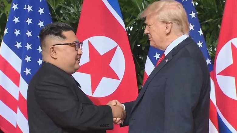 トランプ大統領 史上初の米朝首脳会談(2018年)