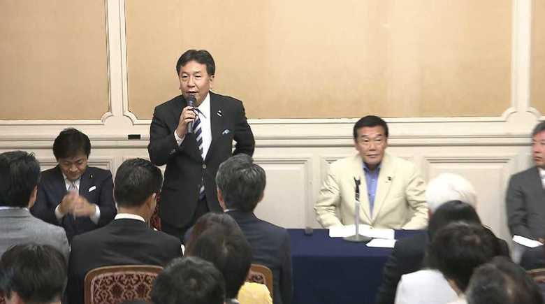 立国社・代議士会での枝野代表挨拶(10月4日)