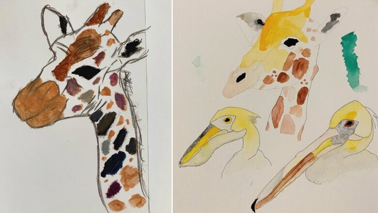 年長さんの時に描いたお気に入りのキリン