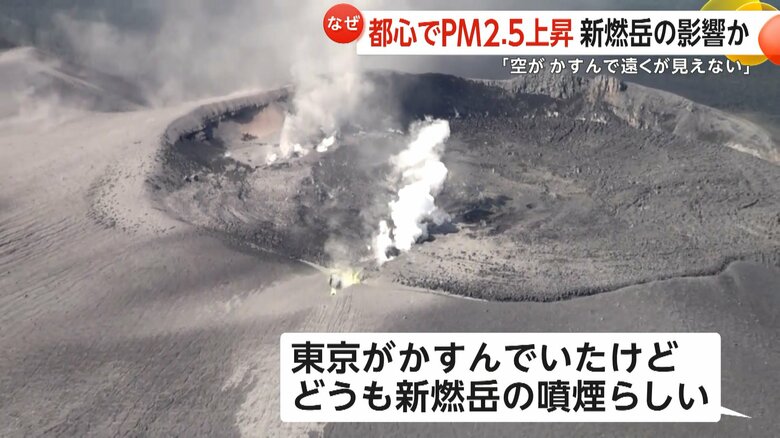 SNSで飛び交う「東京が霞んでいたけど、どうも新燃岳の噴煙らしい」などの憶測