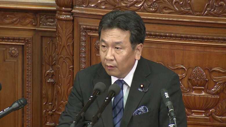 立憲民主党の枝野幸男代表