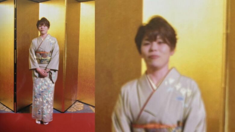 着物姿の細川さん