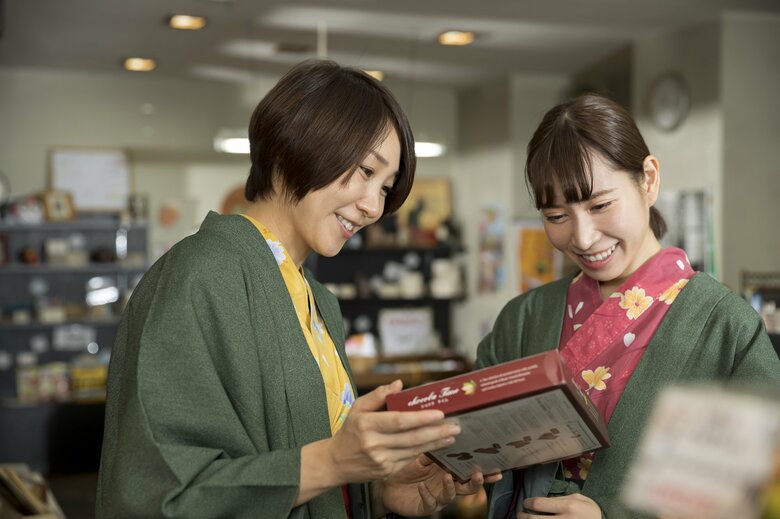 お土産の販売に結び付けることも目的のひとつ（イメージ）