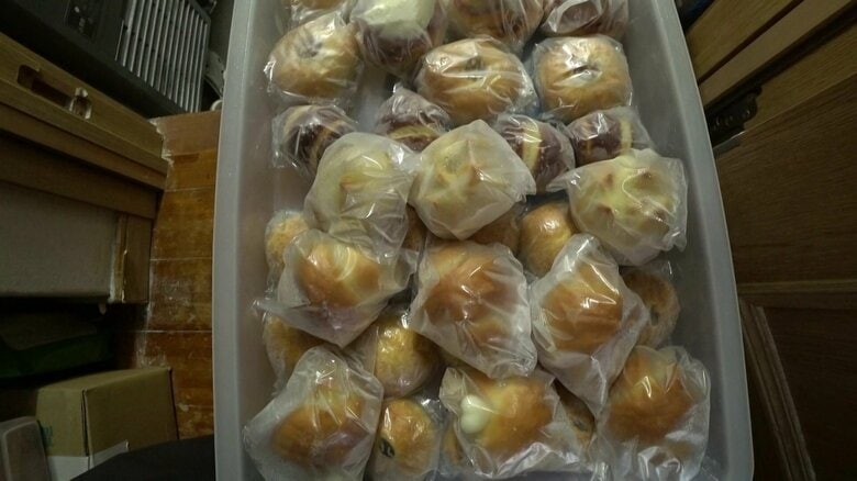 大量のパンが売れ残りに…