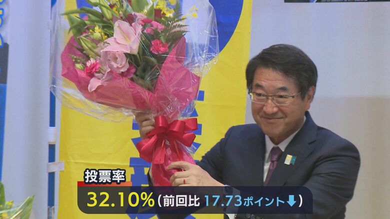 2期目の当選を果たした新潟市・中原八一 市長