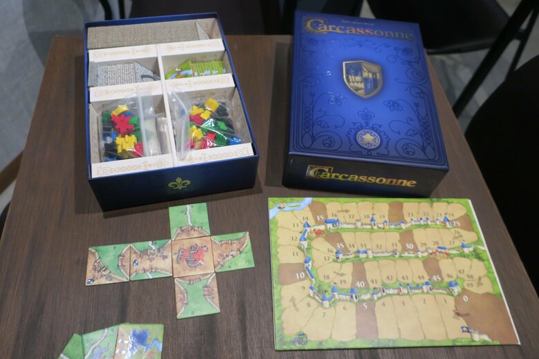 世界3大ボードゲームの1つと称される「カルカソンヌ」