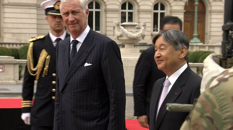 ベルギーでの歓迎式典　日本時間6月23日