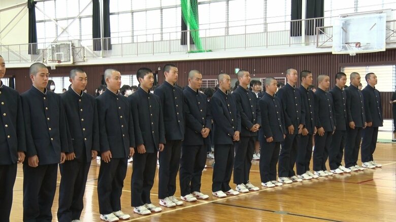 部員全員が壱岐島の出身