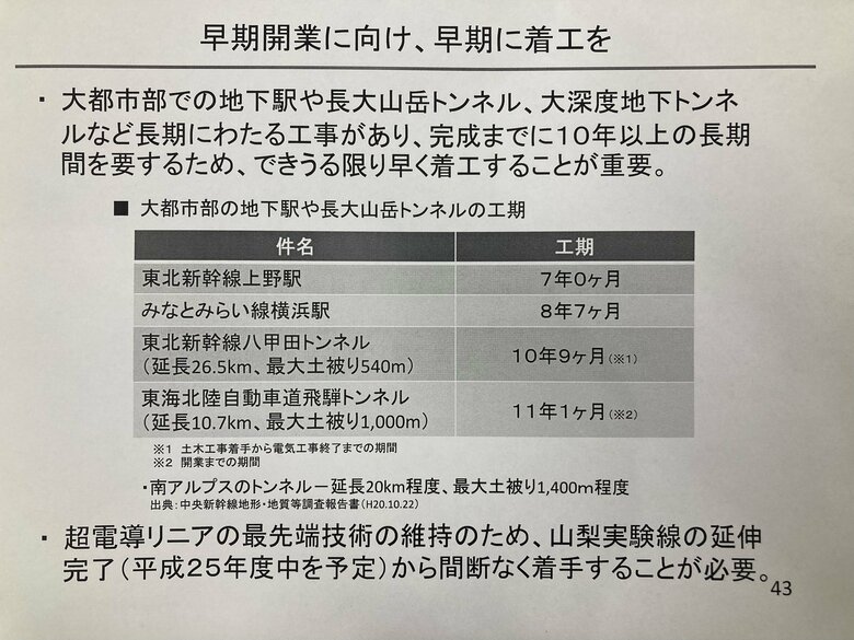 補足資料には延伸完了の意味を記載