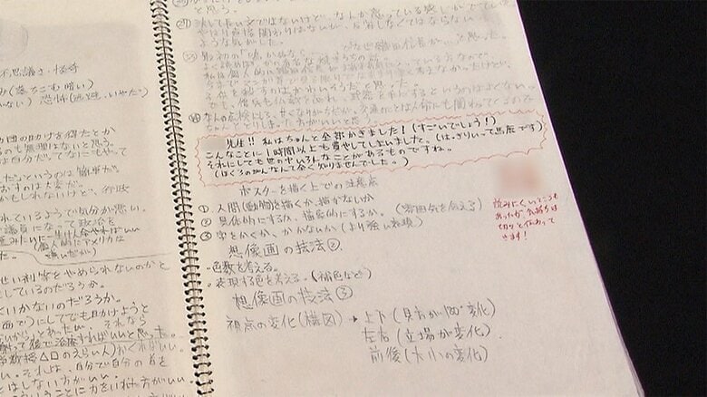 当時、石田さんがXと交わした課題のやり取り