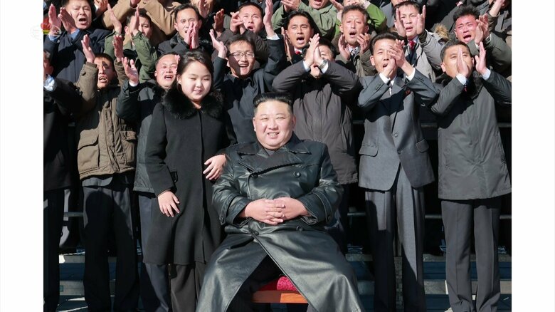 朝鮮中央テレビ（2022年11月27日放送）より
