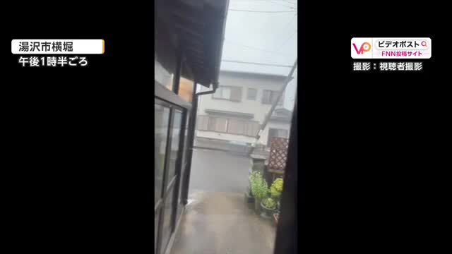 気象庁「記録的短時間大雨」に関する情報を発表　1時間に100ミリの猛烈な雨が降った模様　秋田・湯沢市