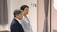 天皇皇后両陛下が西日本豪雨被災地へ　被災者と懇談　「長高水族館」のカクレクマノミも視察　「昔飼っていたんです」