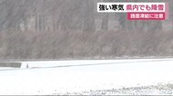 静岡県内でも降雪 路面凍結に注意を