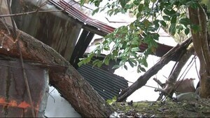 地震で物置小屋倒壊 学校施設への被害も確認<岩手・一関市>