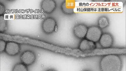 【インフルエンザ／山形】患者数279人（前週比+116人）　村山で注意報レベル　学年・学級閉鎖も増加