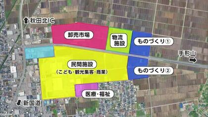 秋田市外旭川地区まちづくり事業　イオンタウン提案の新計画、年間200億円超の経済波及効果と試算