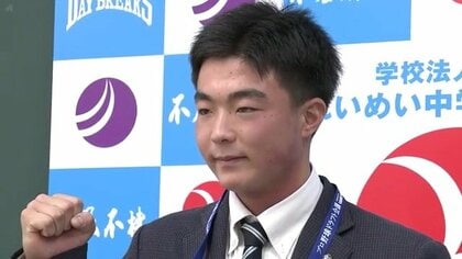 れいめい高校・伊藤大晟投手「勝利に貢献できる投手に」　東北楽天が5位でドラフト指名