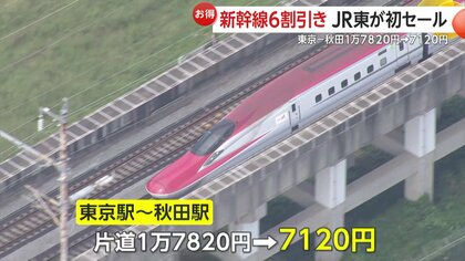注目】最大2万円超お得に！JR東日本“初のタイムセール”で新幹線6割引き