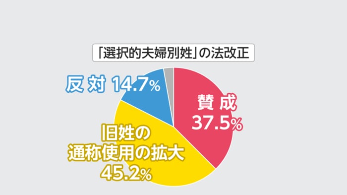 「選択的夫婦別姓」制度導入の法改正