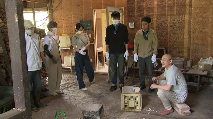 珠洲焼作家・篠原さんの工房