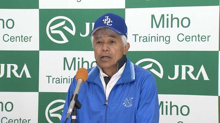 ステレンボッシュを管理する国枝栄調教師
