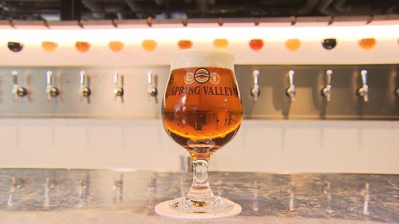 ビールの色の違いが分かる注ぎ口も…キリンが東京・代官山にクラフトビール体験型施設をオープン　新たな需要取り込みへ｜FNNプライムオンライン